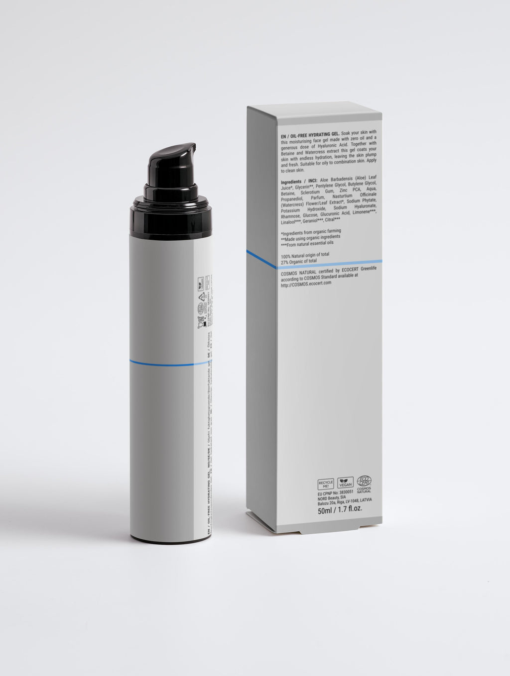 Gel hydratant non gras