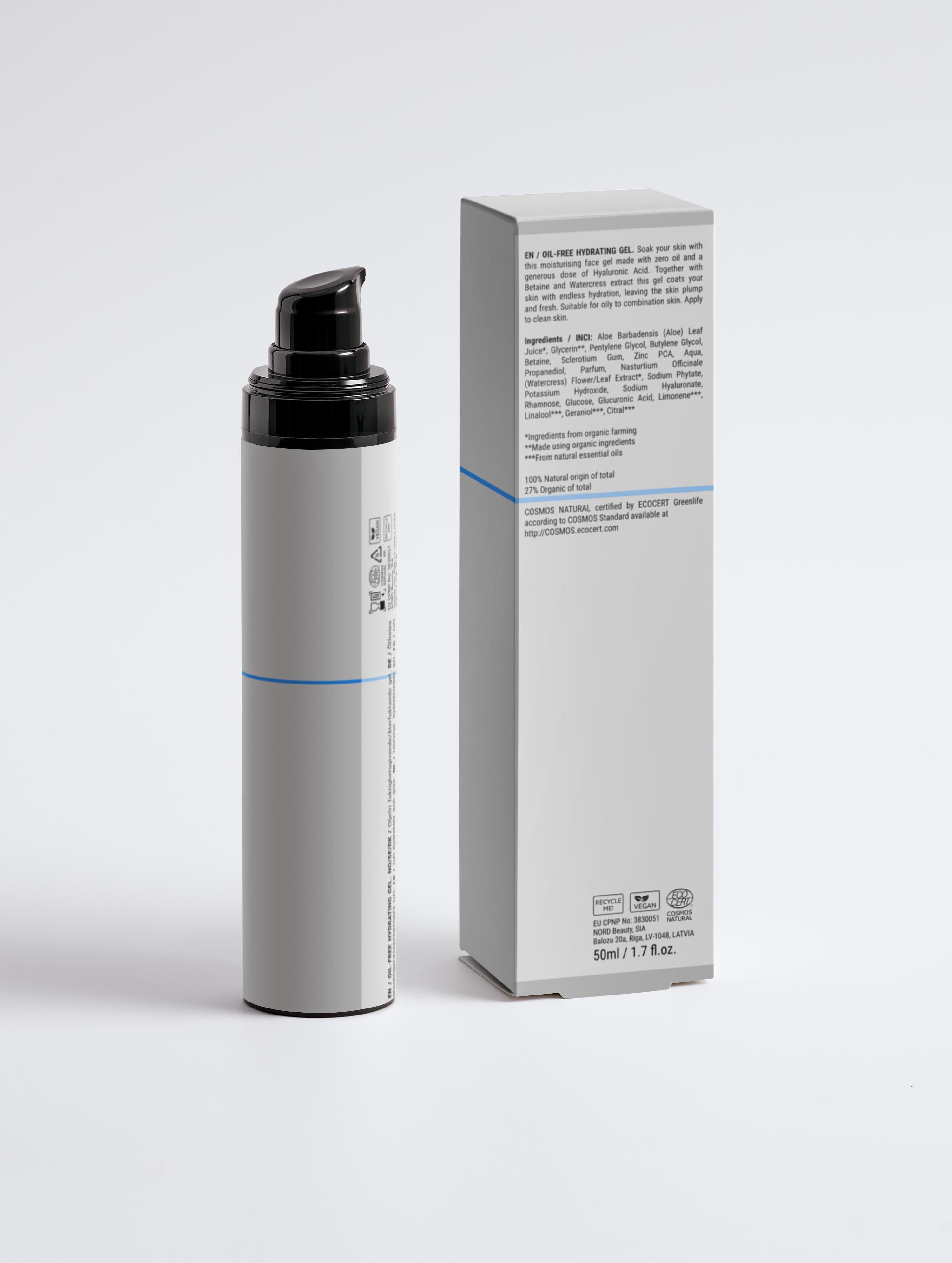 Gel hydratant non gras