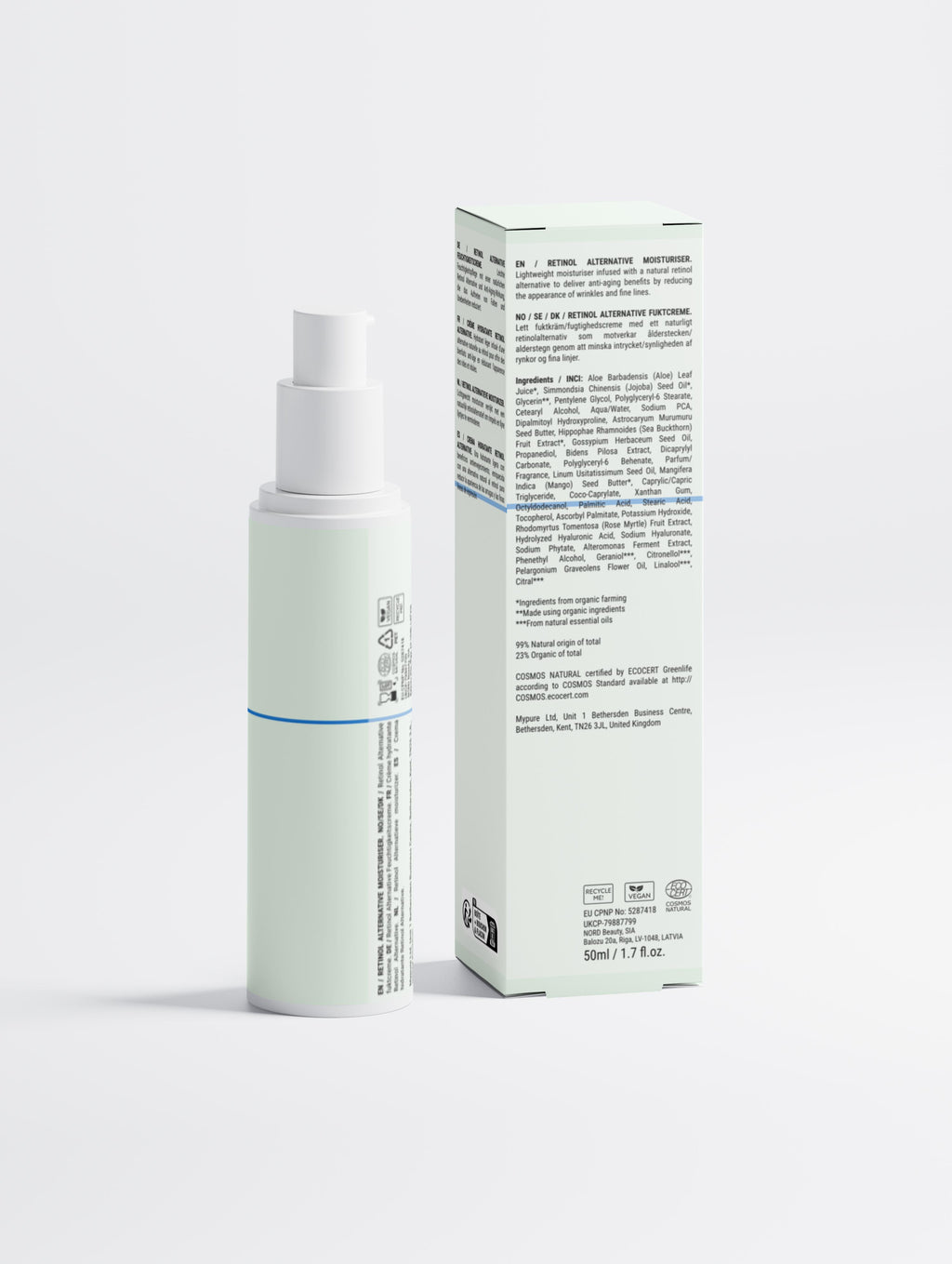 Crème hydratante alternative au rétinol