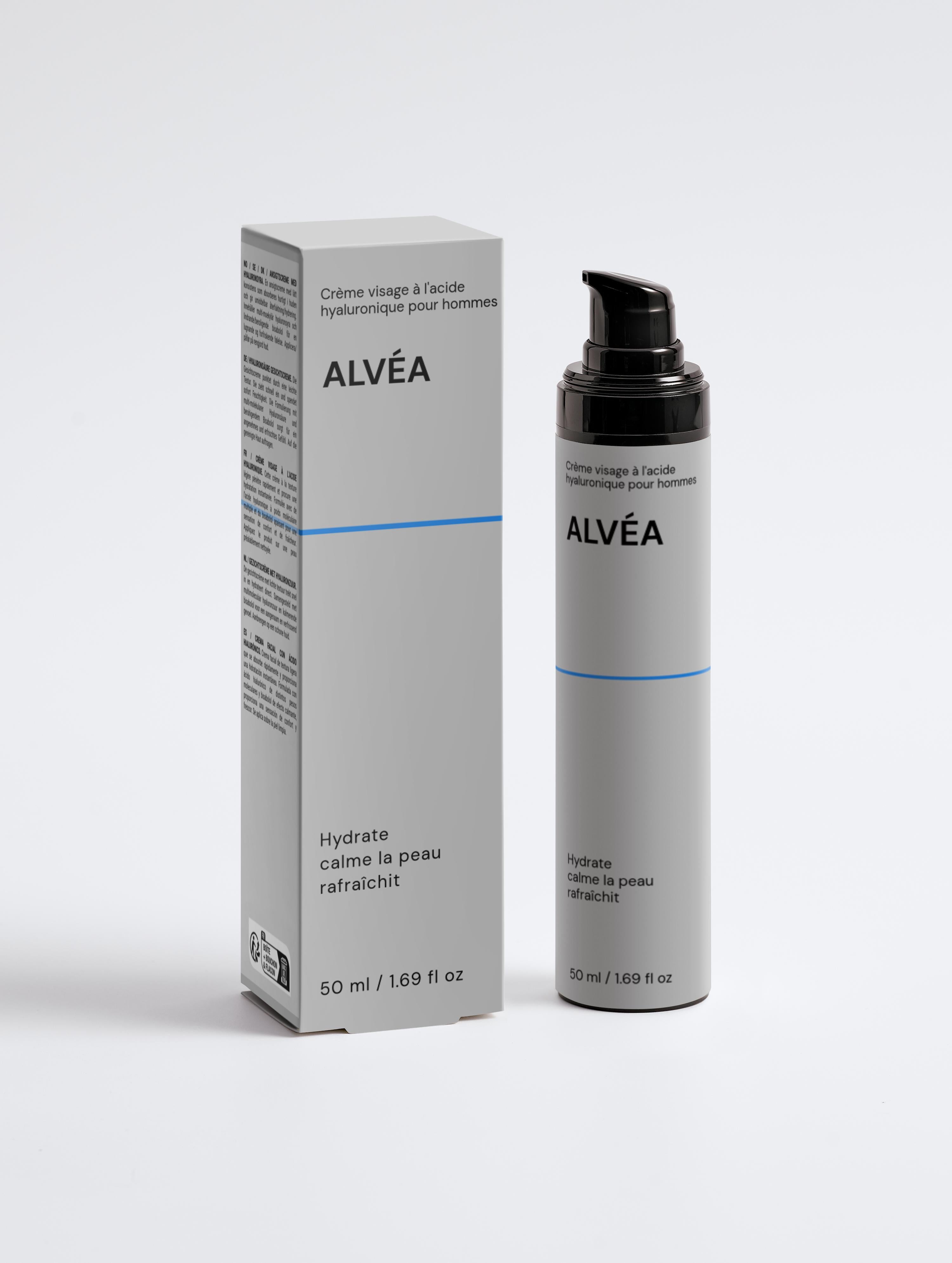 Crème visage à l'acide hyaluronique pour hommes