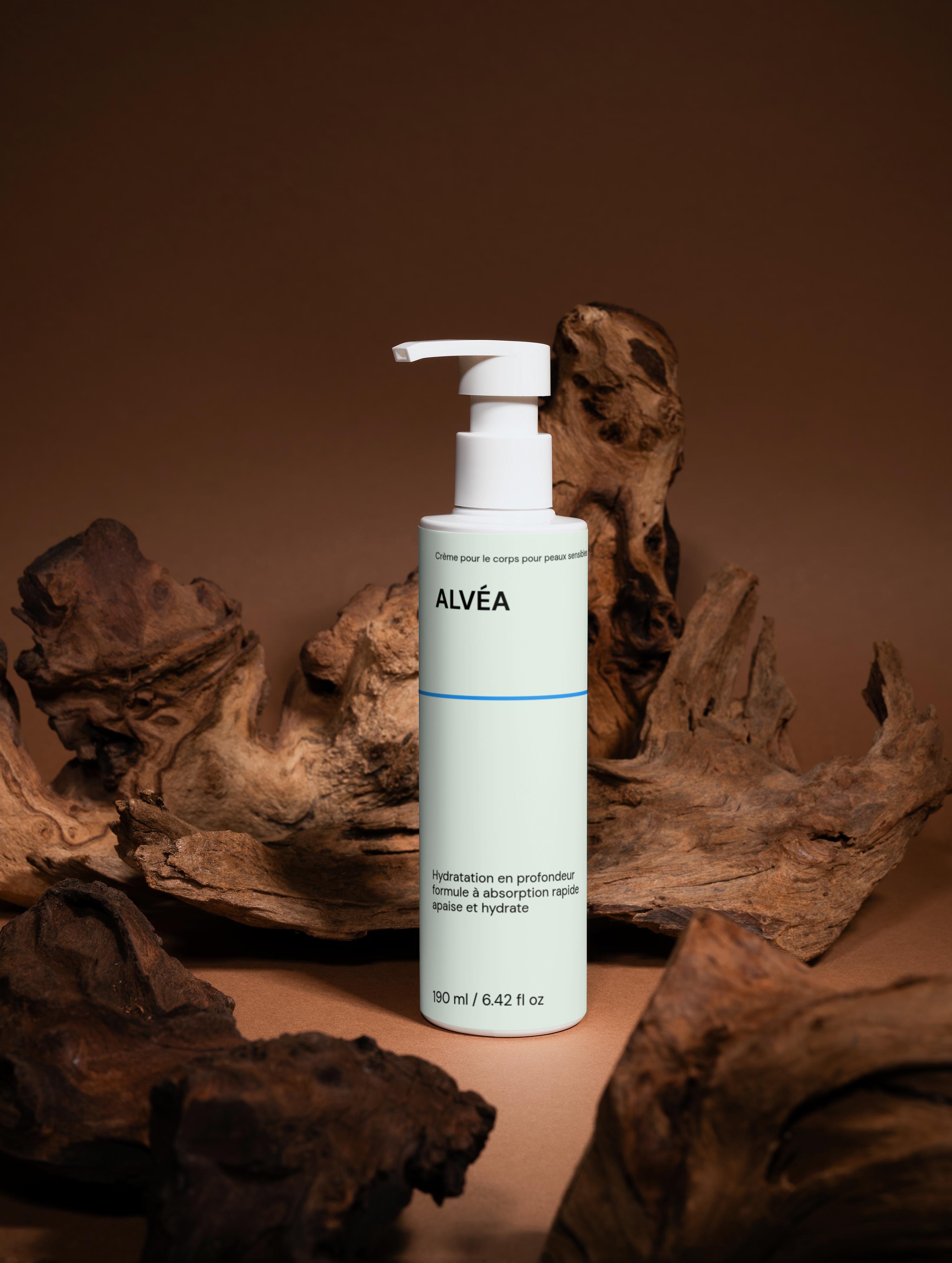 Crème pour le corps pour peaux sensibles